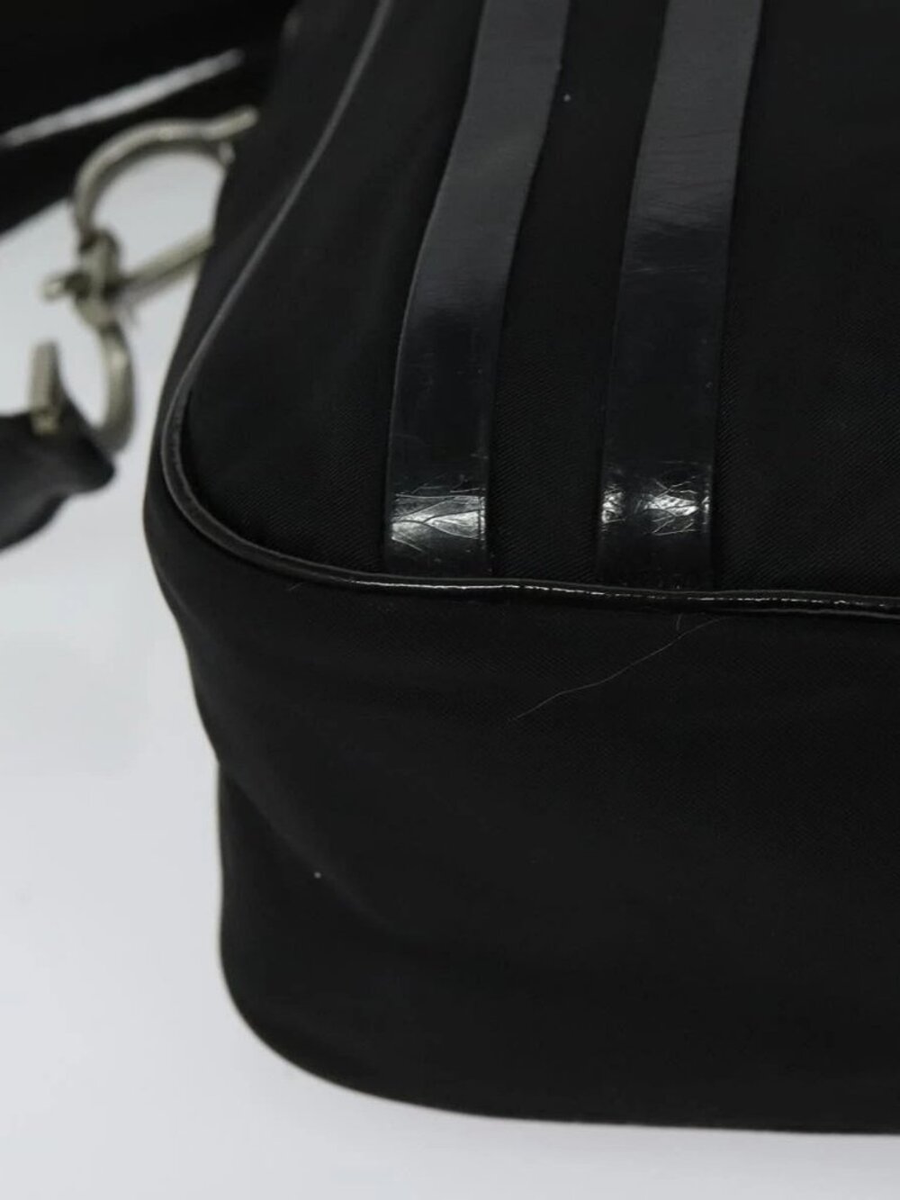 Christian Dior Shoulder Bag Nylon Black Auth bs24209 - Picture 9 of 15